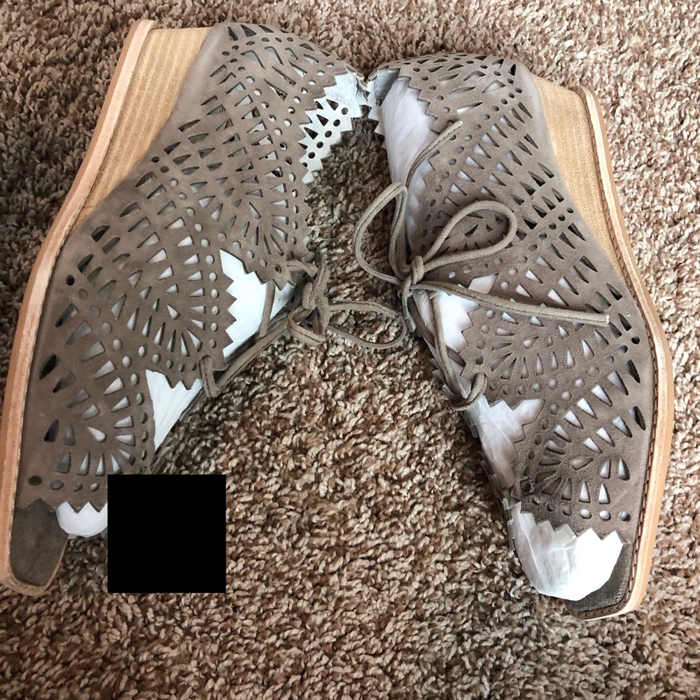 Jeffrey Campbell Espejo Alavert Up Wedge NWB - Picture 5 of 6